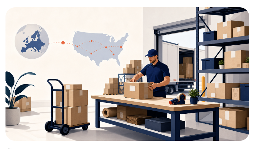 California fulfillment operation serving international brands across the United States